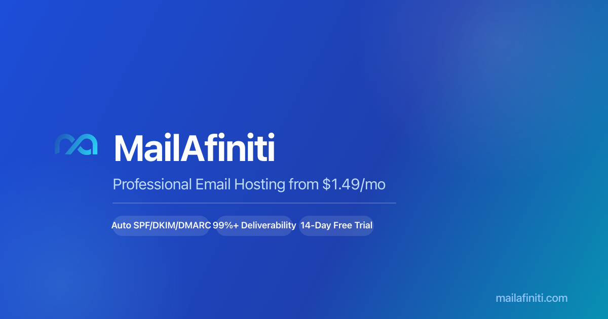 Mailafiniti screenshot 1